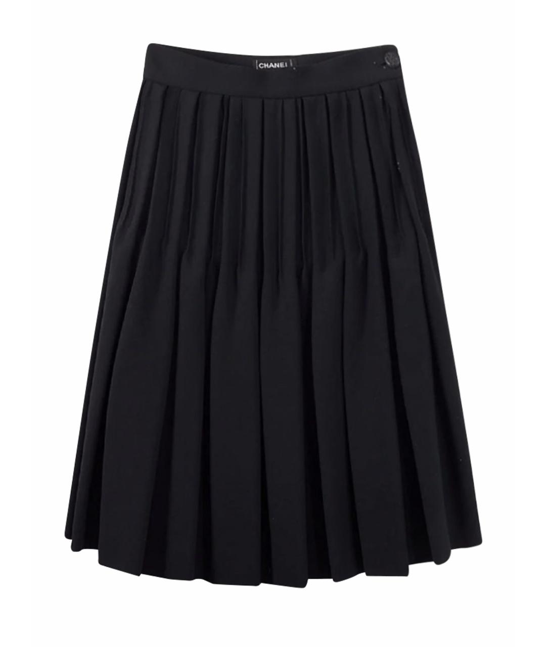 CHANEL Черная юбка макси, фото 1