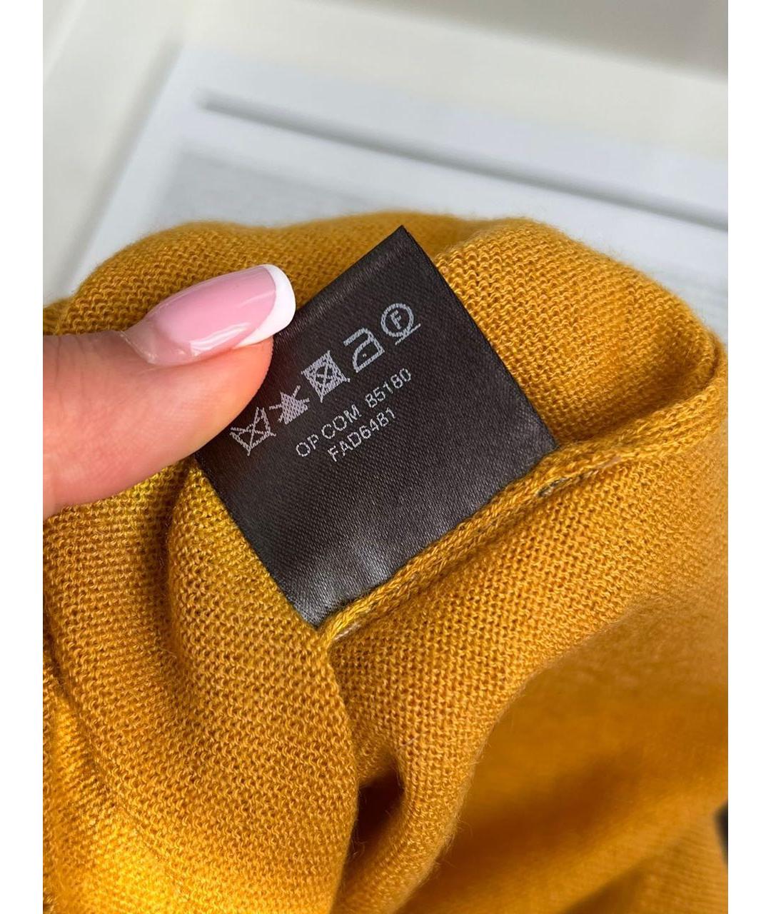 LORO PIANA Горчичный джемпер / свитер, фото 5