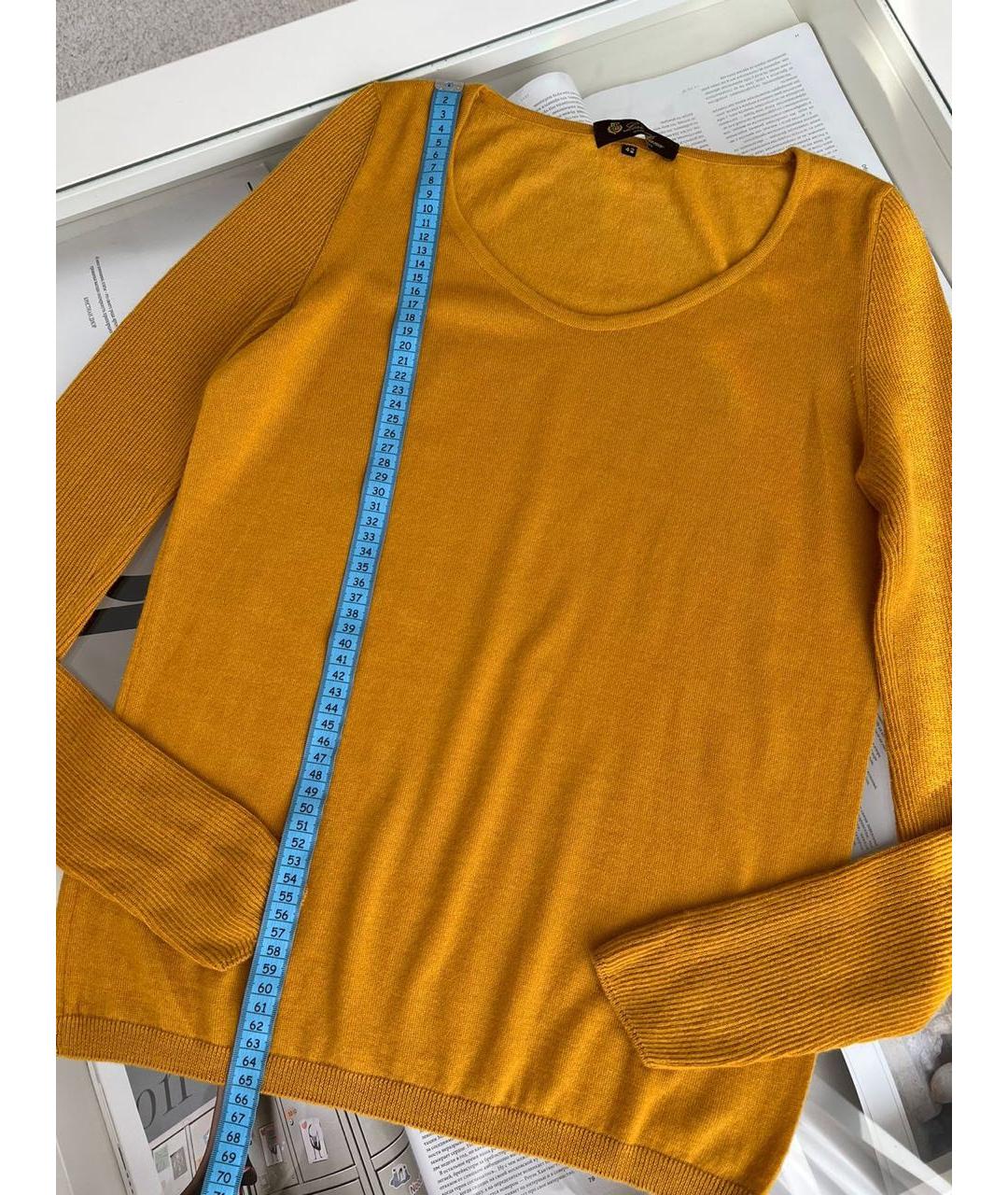LORO PIANA Горчичный джемпер / свитер, фото 8