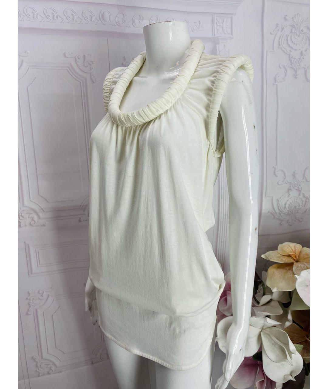 NUDE Бежевая хлопковая майка, фото 5