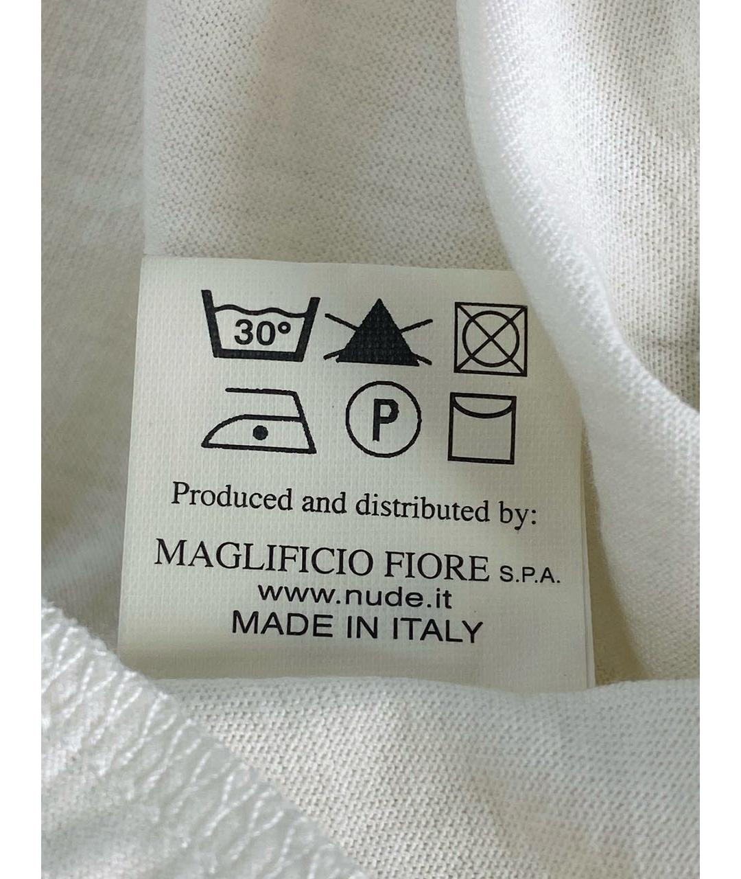 NUDE Бежевая хлопковая майка, фото 4