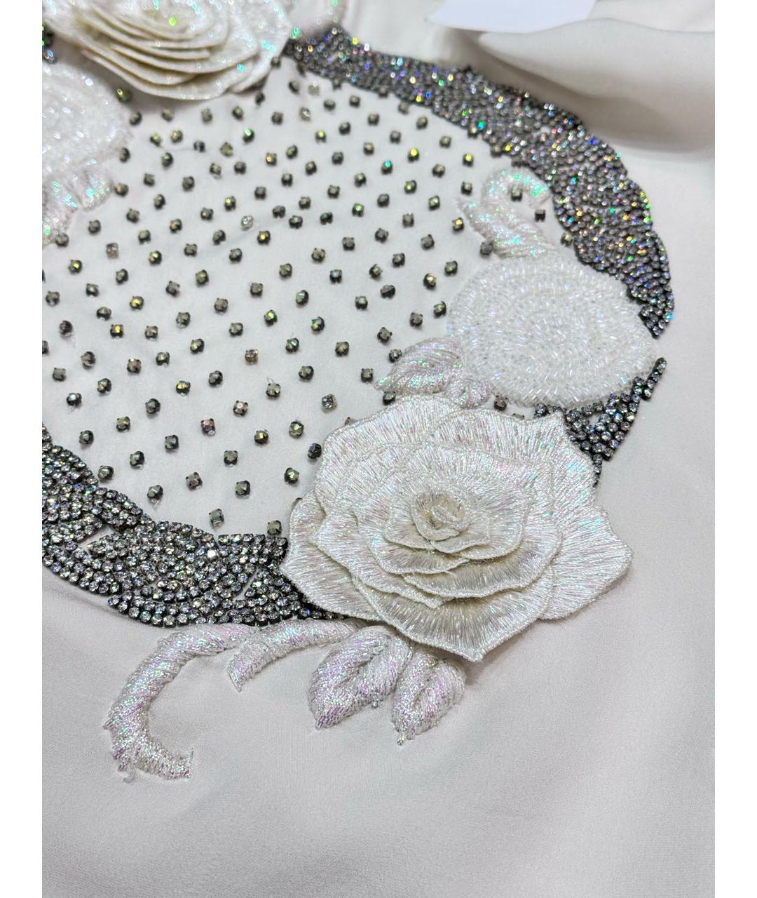 BALMAIN Белая шелковая майка, фото 3