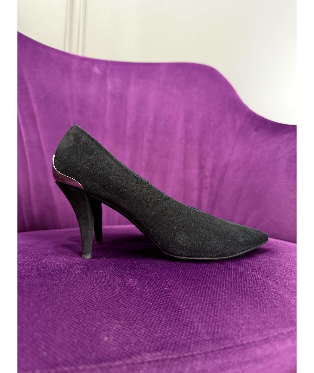 MALO Черные замшевые туфли, фото 6