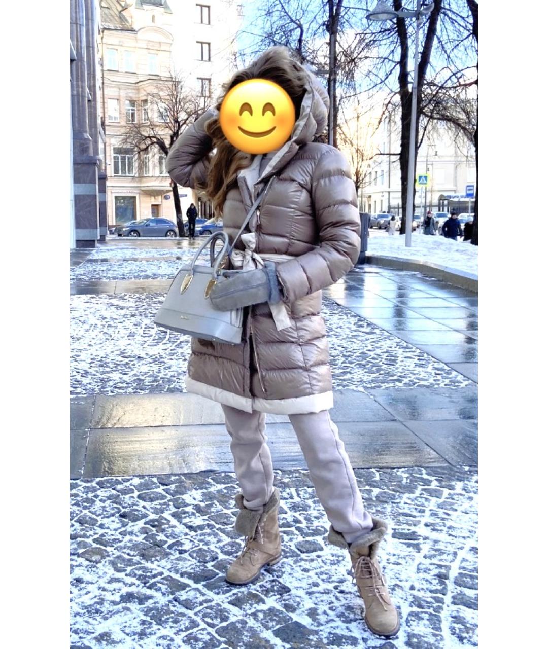 MAX&CO Бежевый пуховик, фото 9