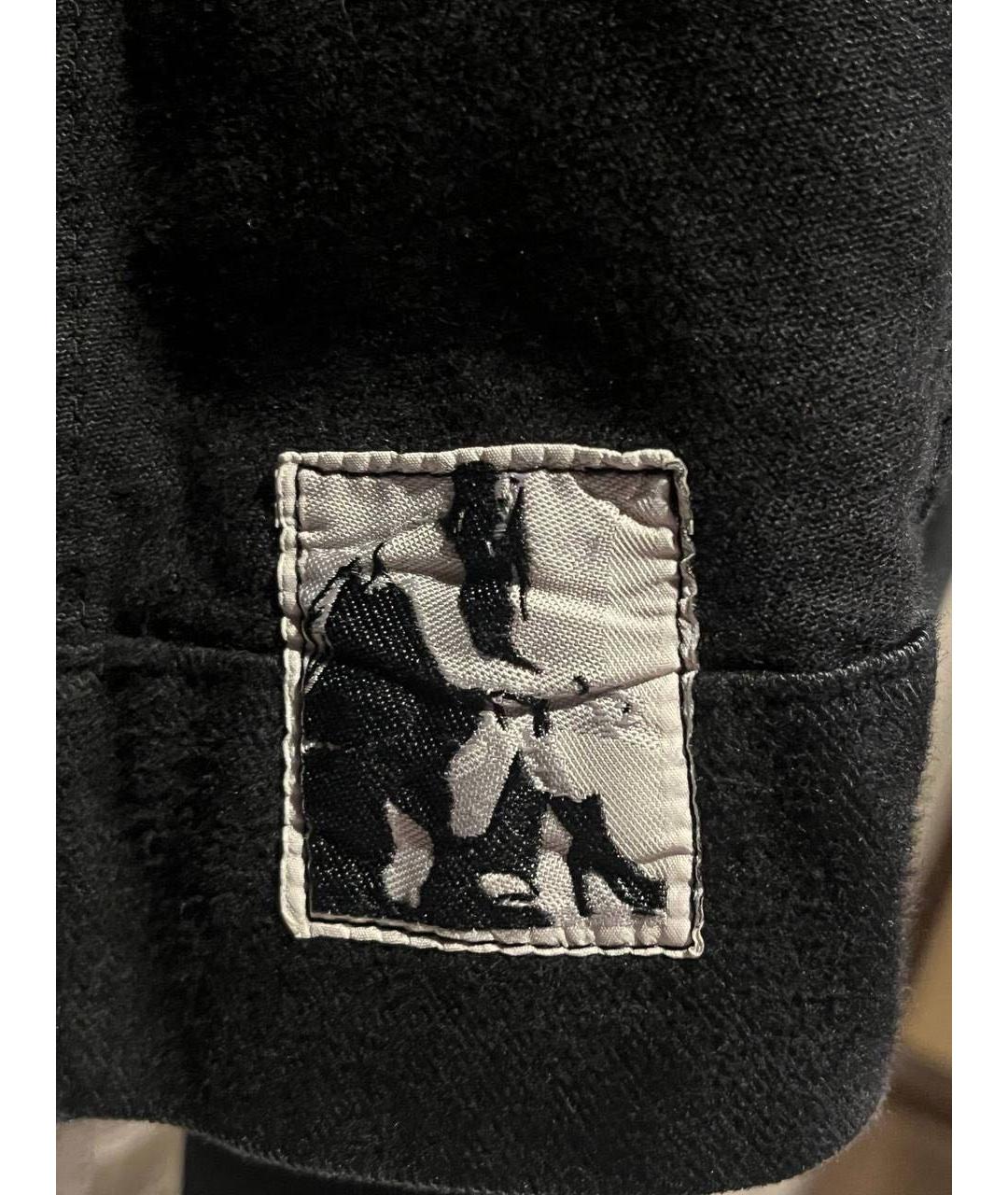 RICK OWENS Черная хлопковая куртка, фото 4