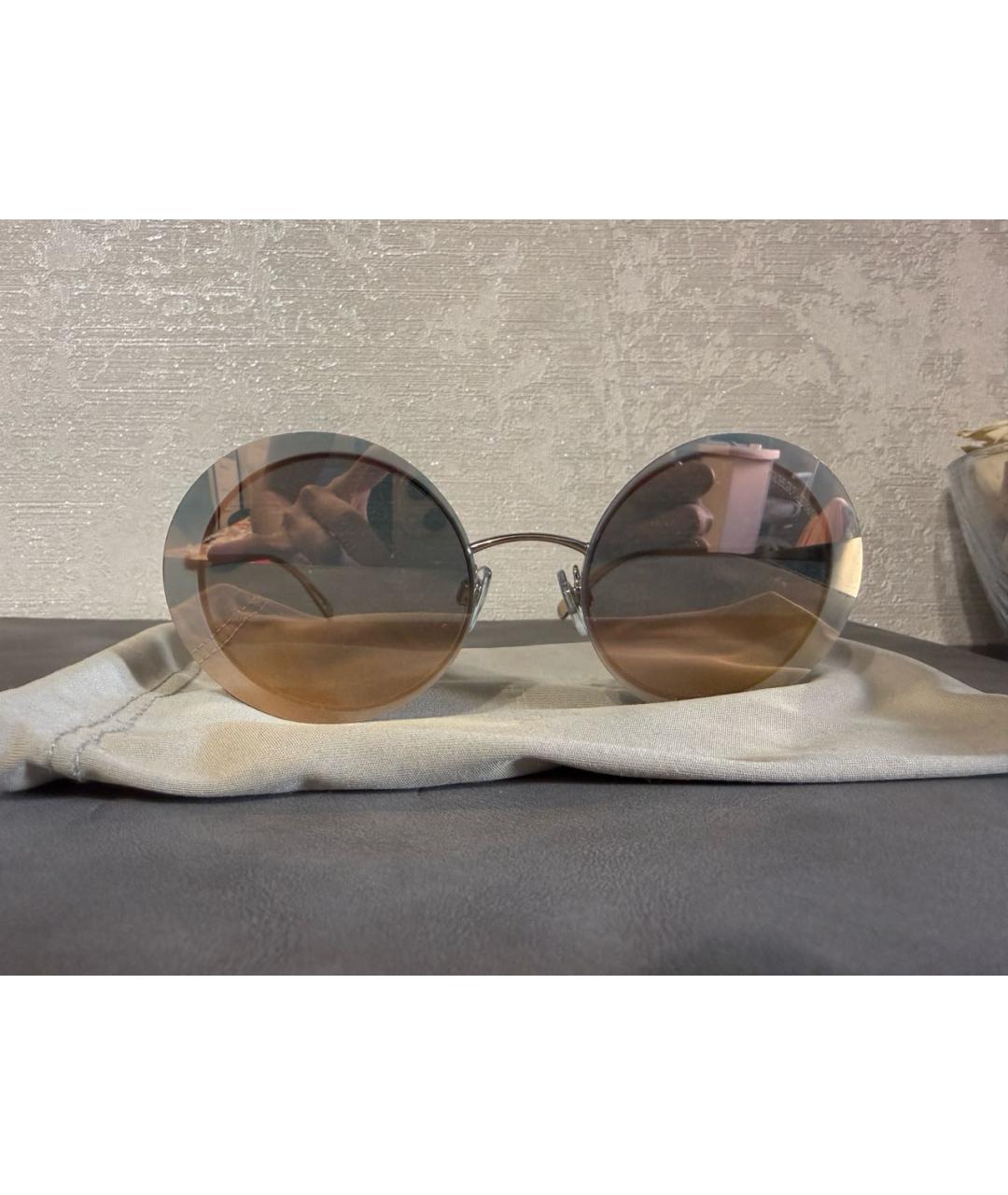 GIORGIO ARMANI Мульти металлические солнцезащитные очки, фото 4