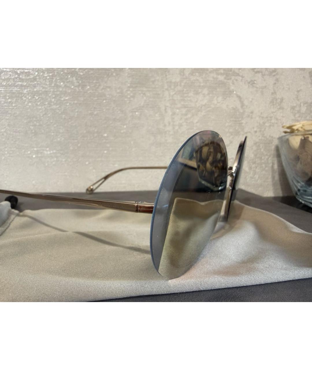 GIORGIO ARMANI Мульти металлические солнцезащитные очки, фото 3