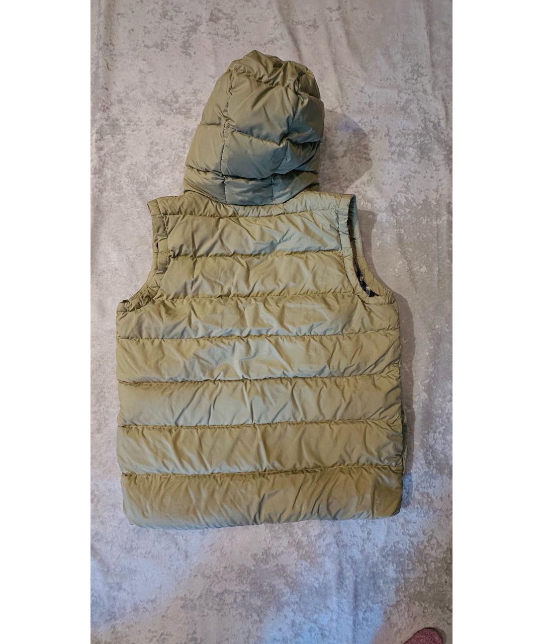 BURBERRY Горчичный хлопковый жакет / жилет, фото 2