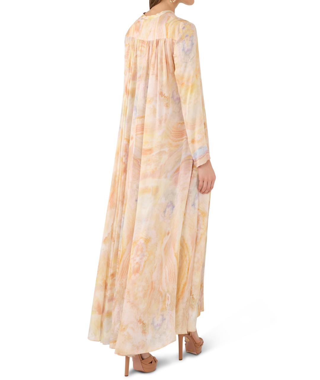 ZIMMERMANN Желтое шелковое коктейльное платье, фото 5