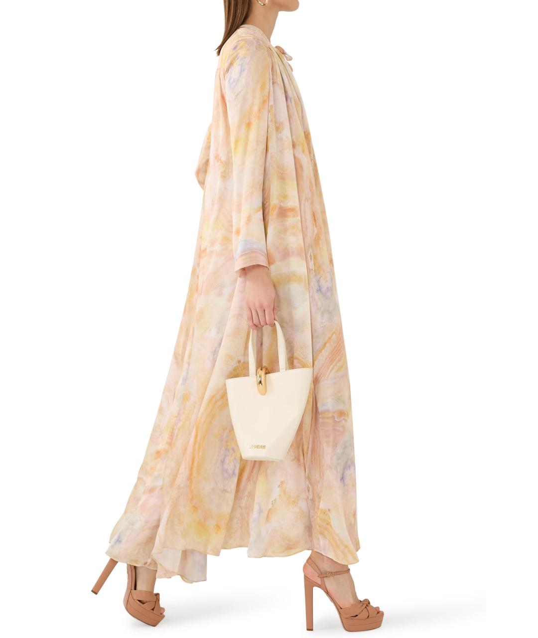 ZIMMERMANN Желтое шелковое коктейльное платье, фото 4