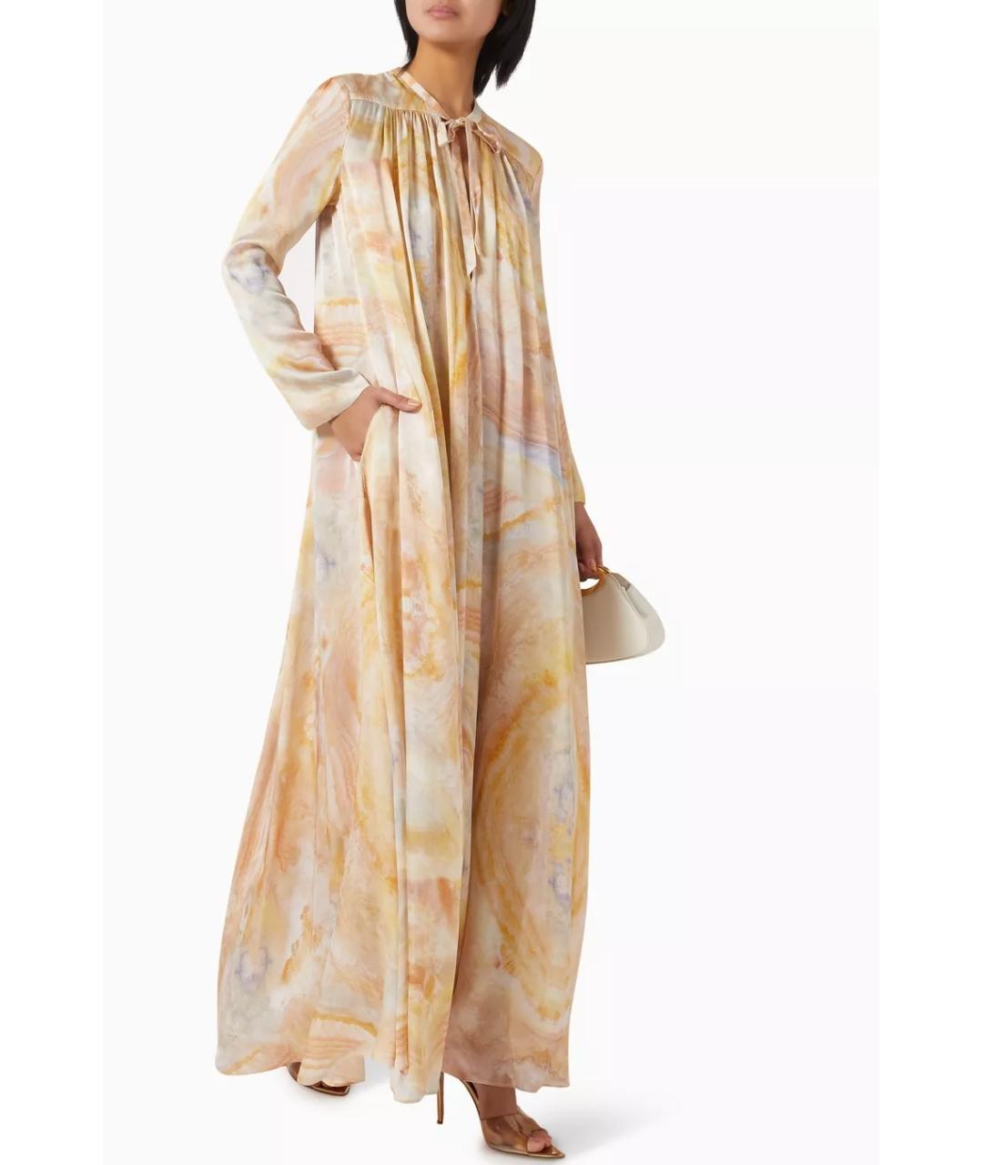 ZIMMERMANN Желтое шелковое коктейльное платье, фото 6