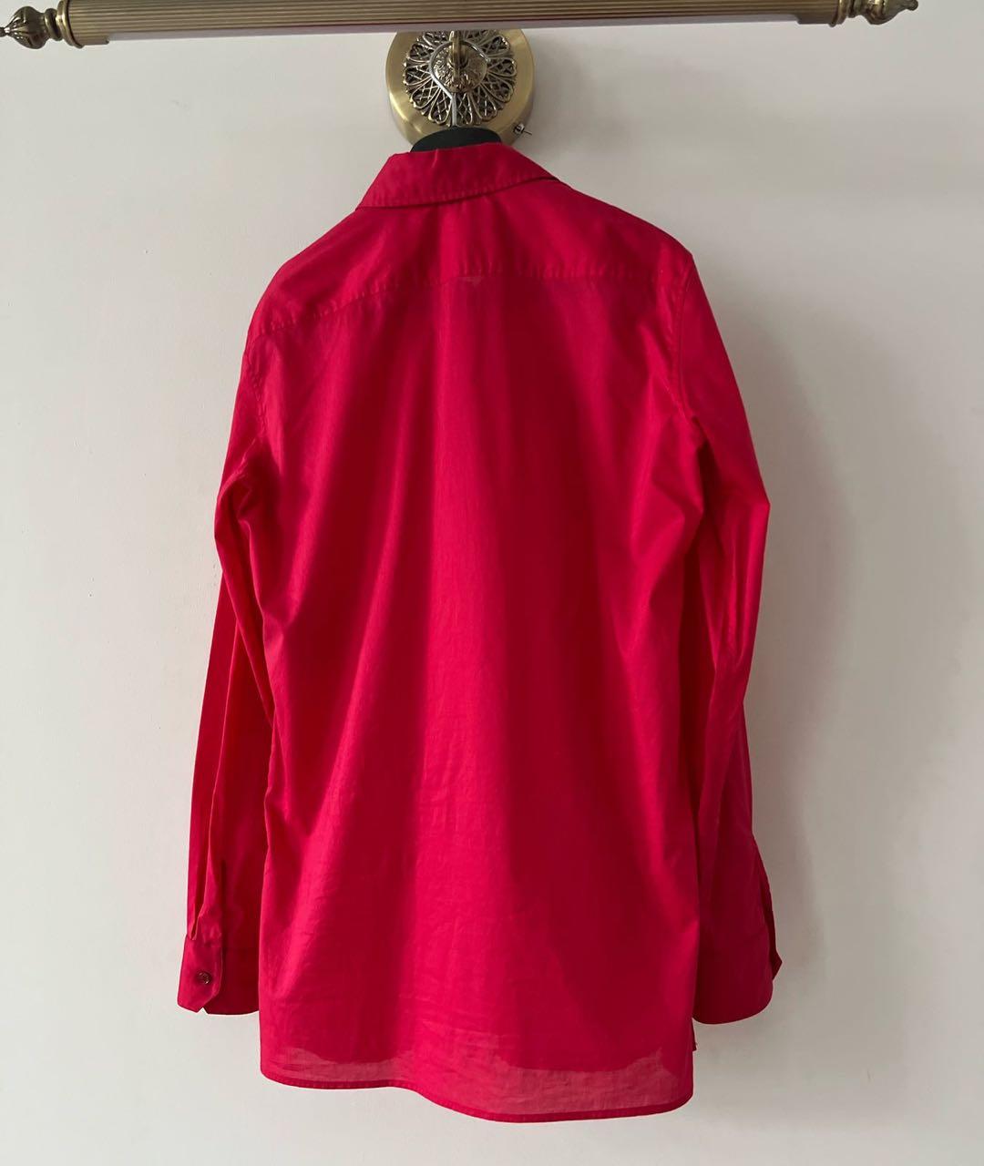 LORO PIANA Красная рубашка, фото 2