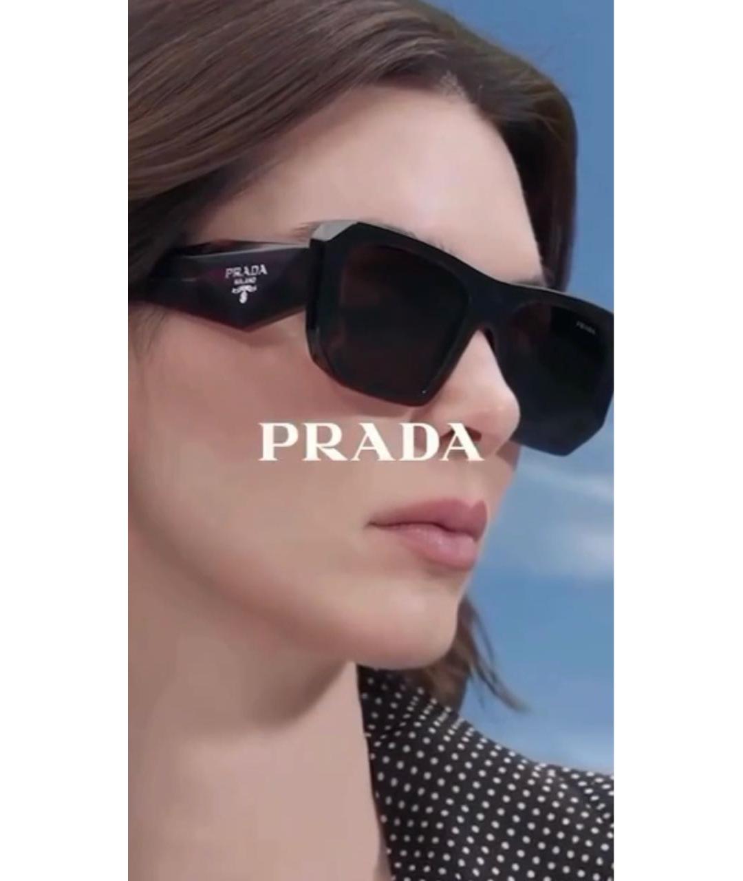 PRADA Черные солнцезащитные очки, фото 4