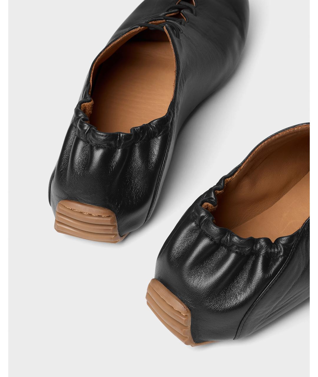 Odissì Черные кожаные кроссовки, фото 4