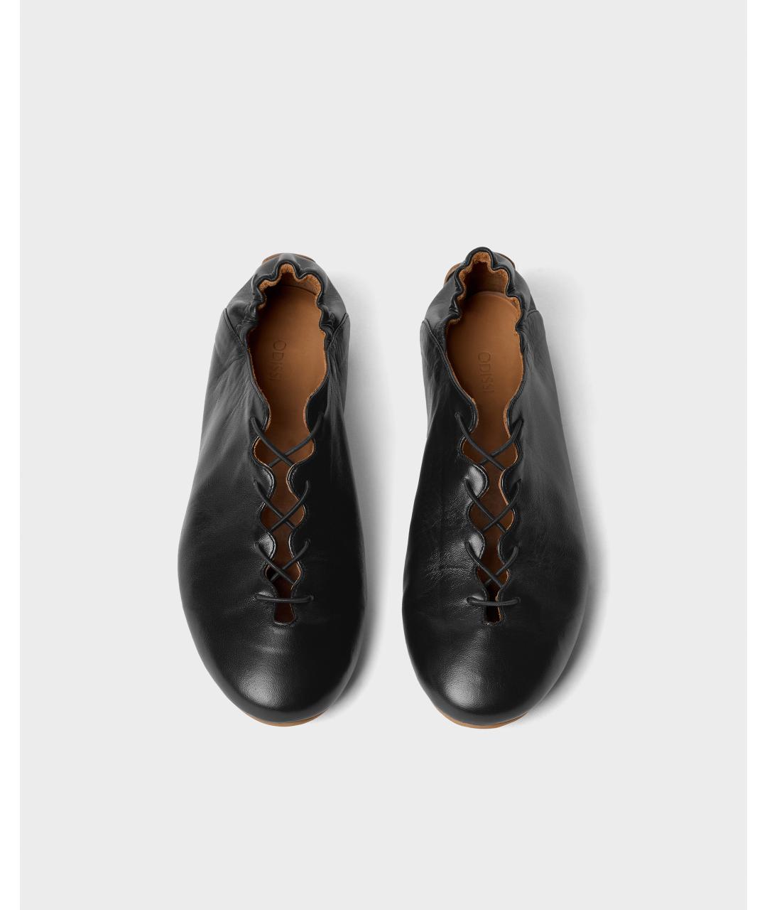 Odissì Черные кожаные кроссовки, фото 3