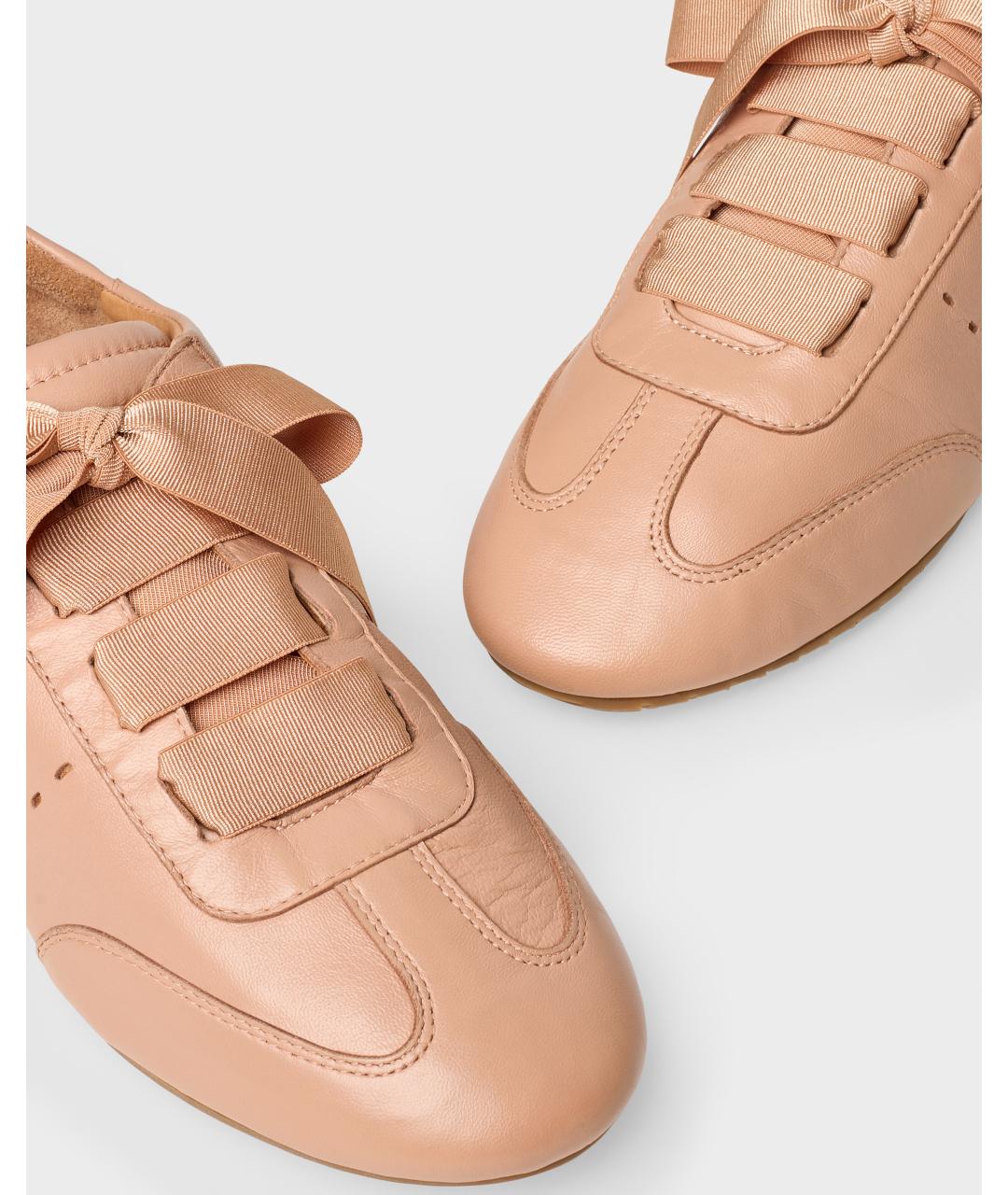 Odissì Розовые кожаные кроссовки, фото 4