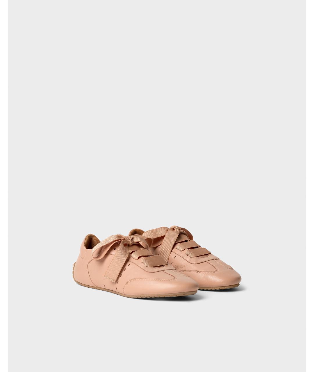 Odissì Розовые кожаные кроссовки, фото 2