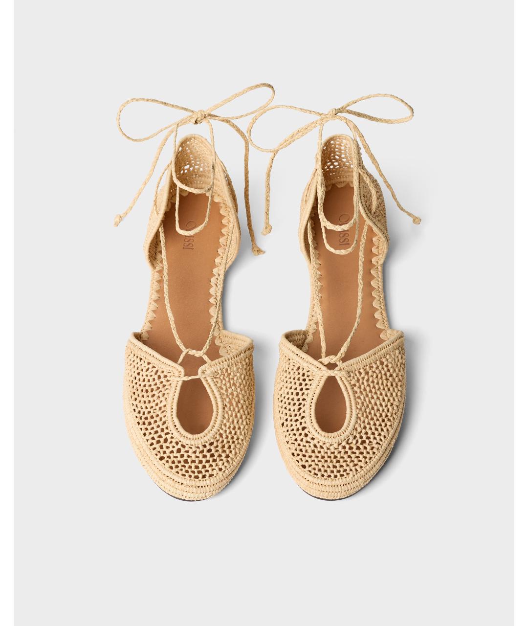 Odissì Бежевые босоножки, фото 3