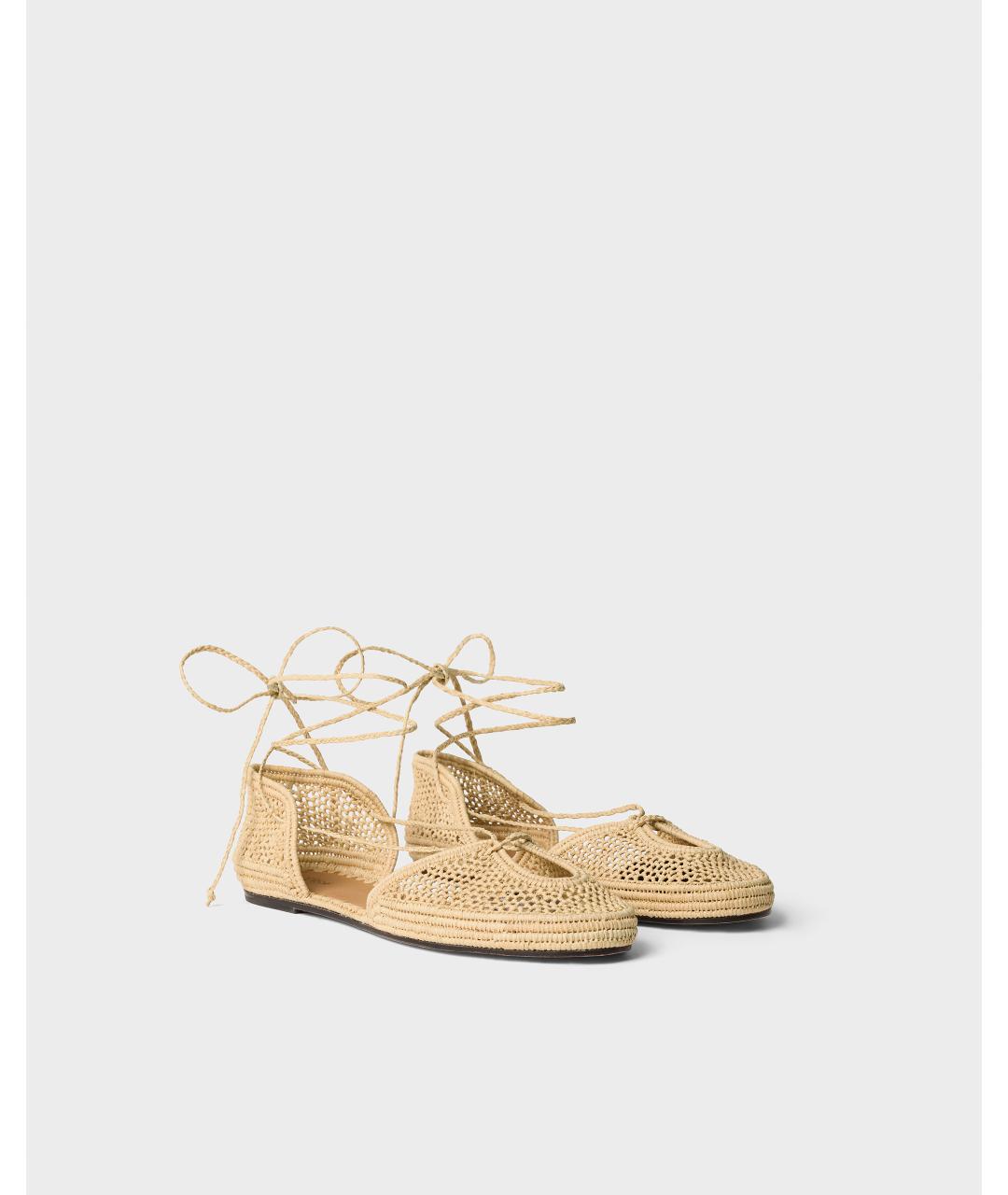 Odissì Бежевые босоножки, фото 2