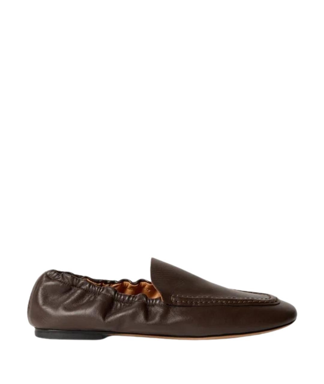 Odissì Коричневые кожаные лоферы, фото 1