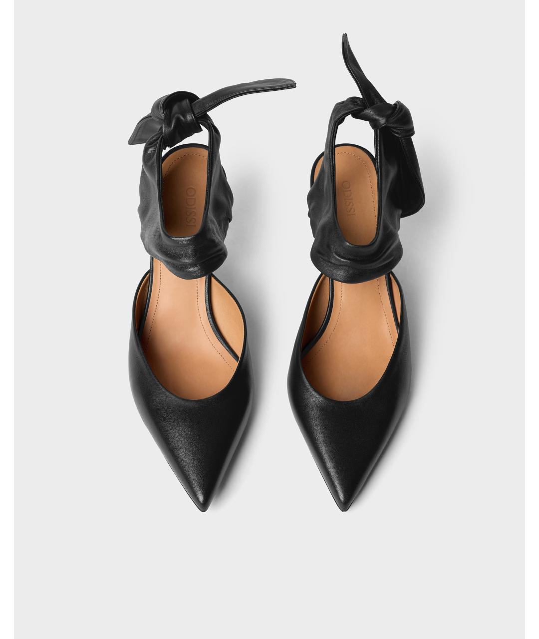 Odissì Черные кожаные туфли, фото 3