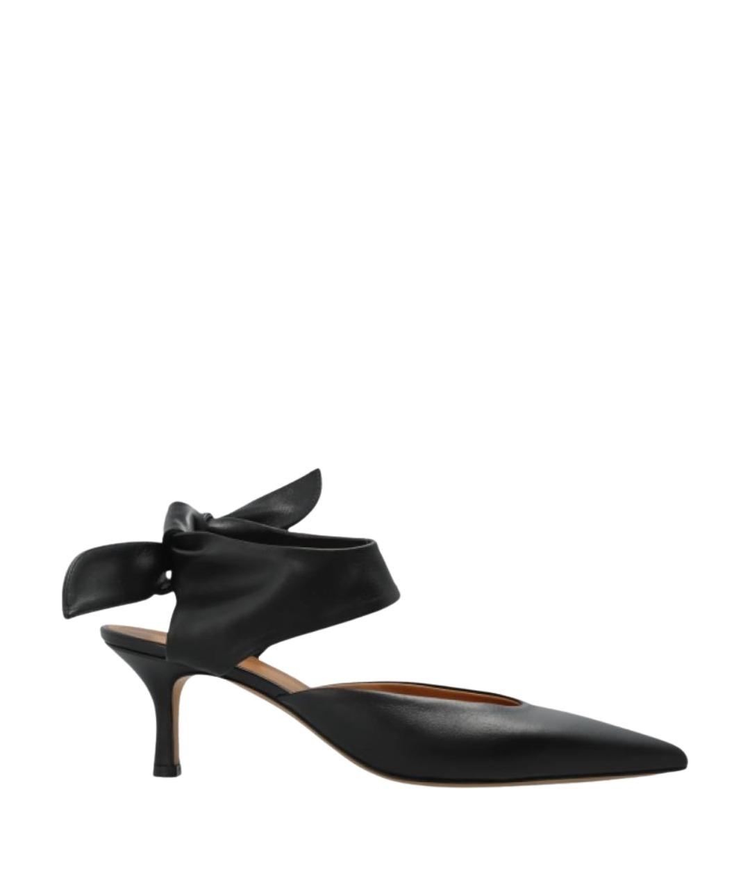 Odissì Черные кожаные туфли, фото 1