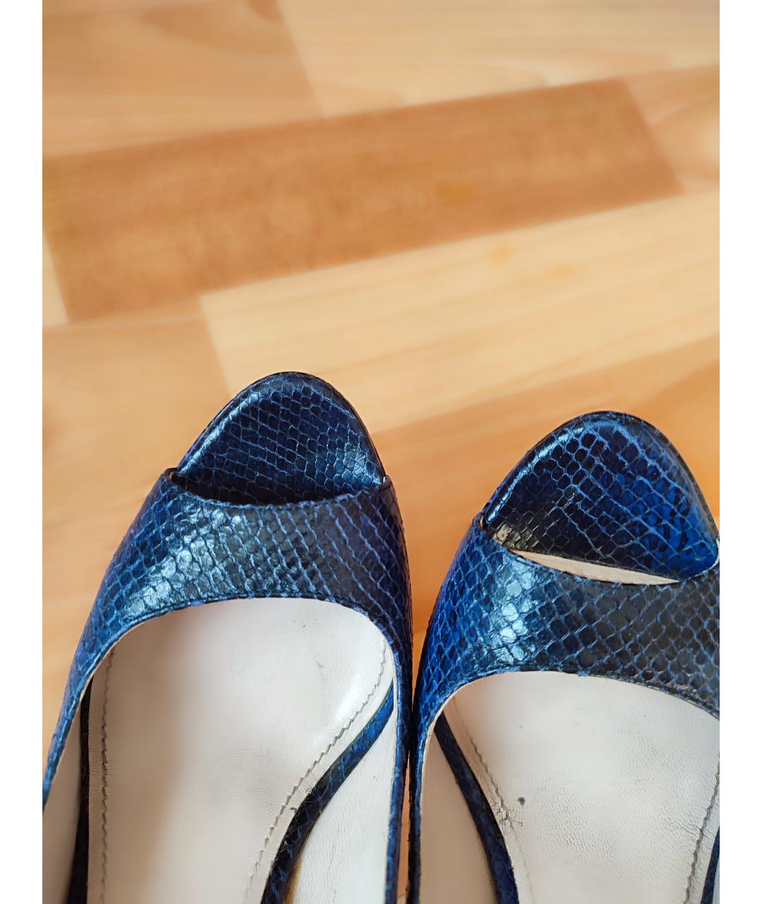 MIU MIU Фиолетовые кожаные туфли, фото 2