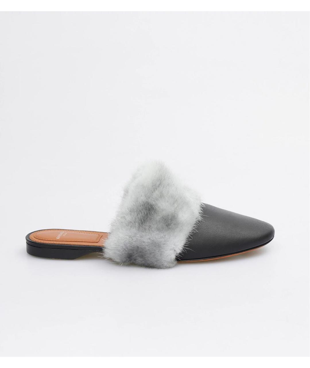 GIVENCHY Черные кожаные мюли, фото 5