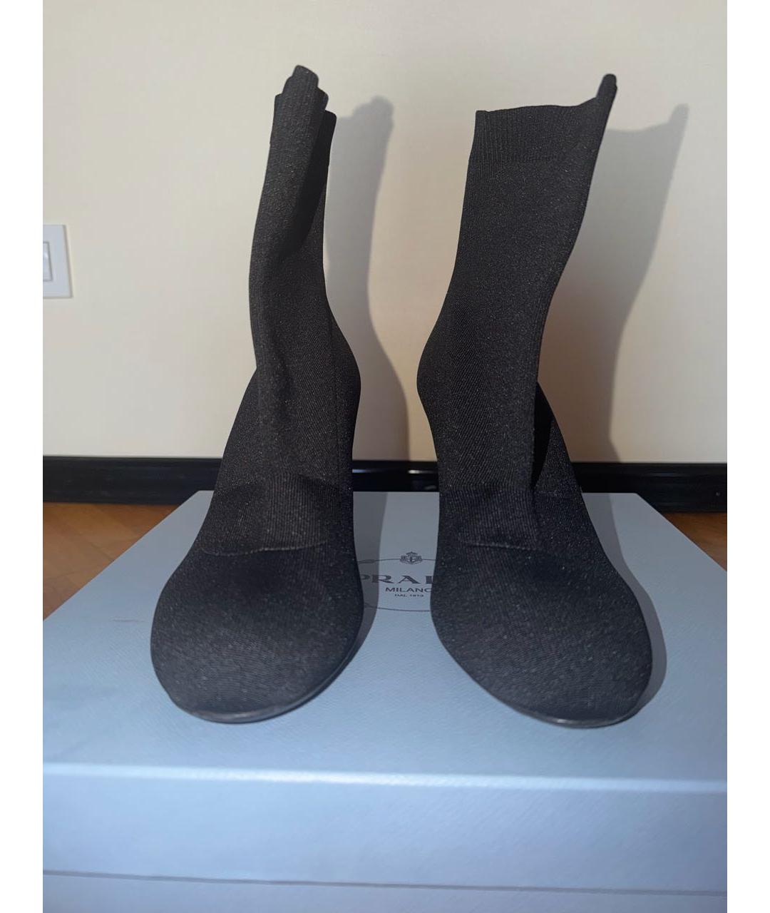 PRADA Черные ботинки, фото 2