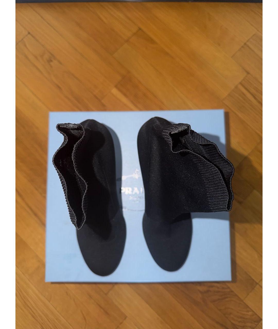 PRADA Черные ботинки, фото 3