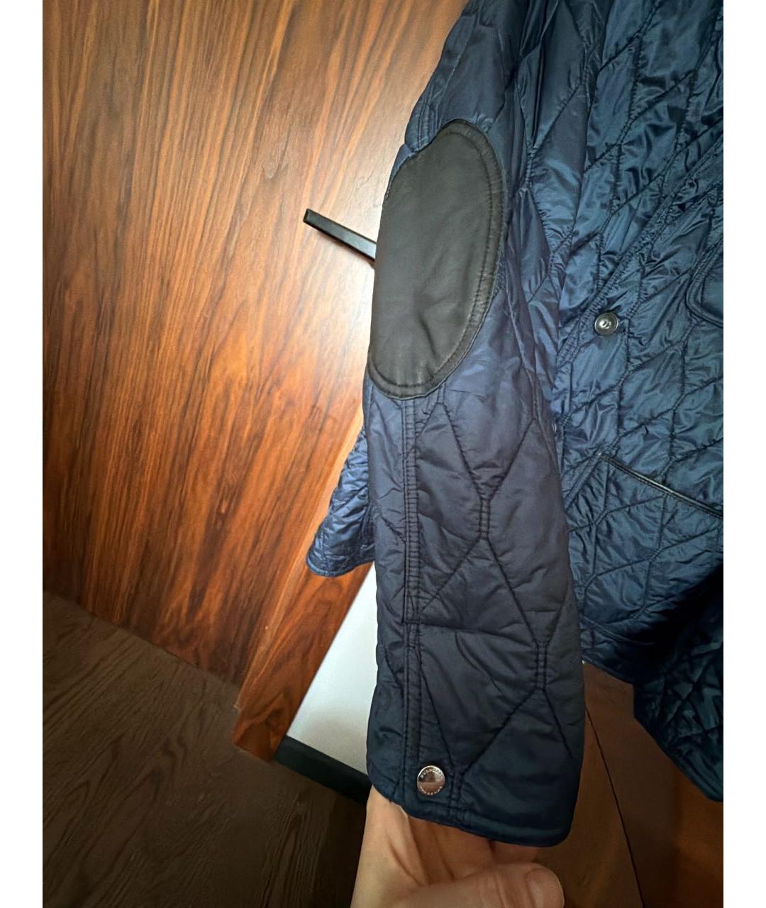 BURBERRY Темно-синяя куртка, фото 5