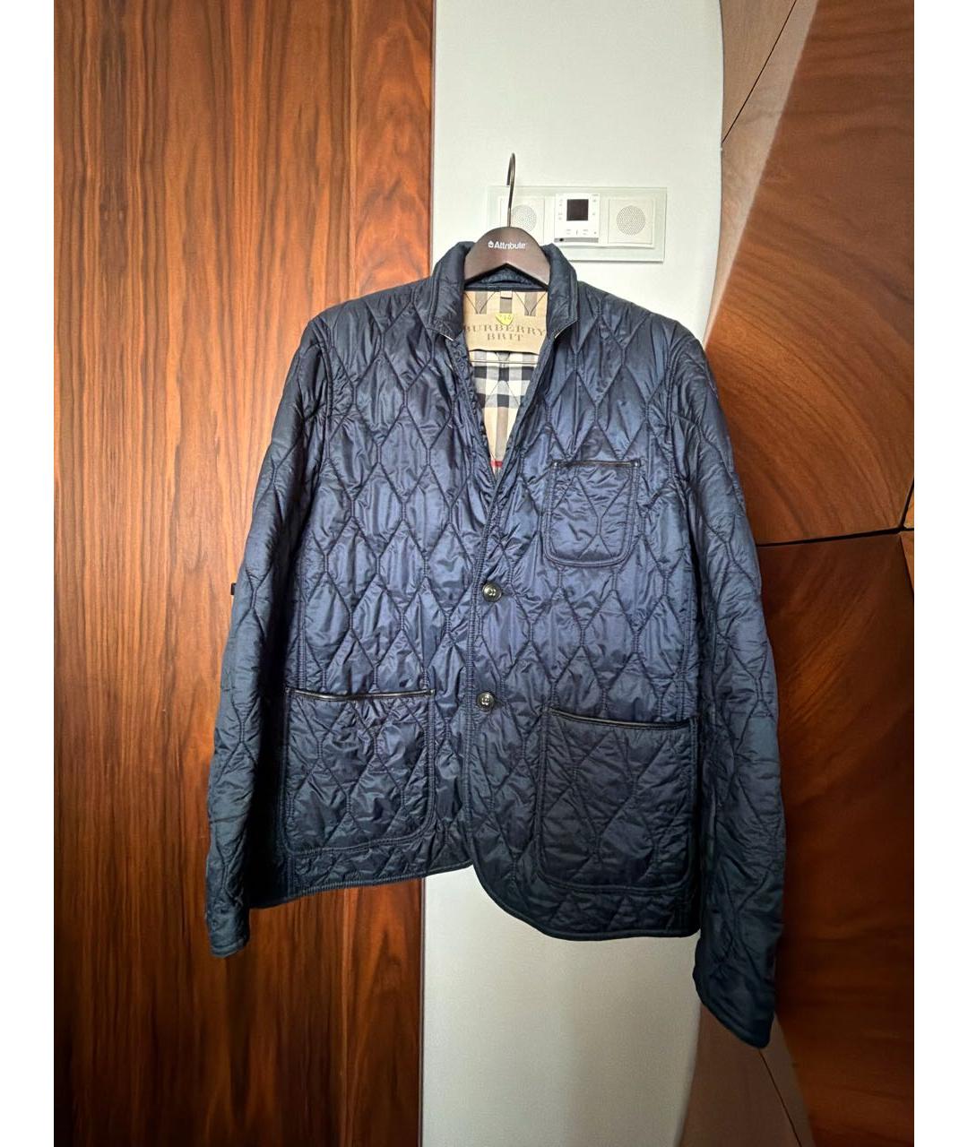 BURBERRY Темно-синяя куртка, фото 9