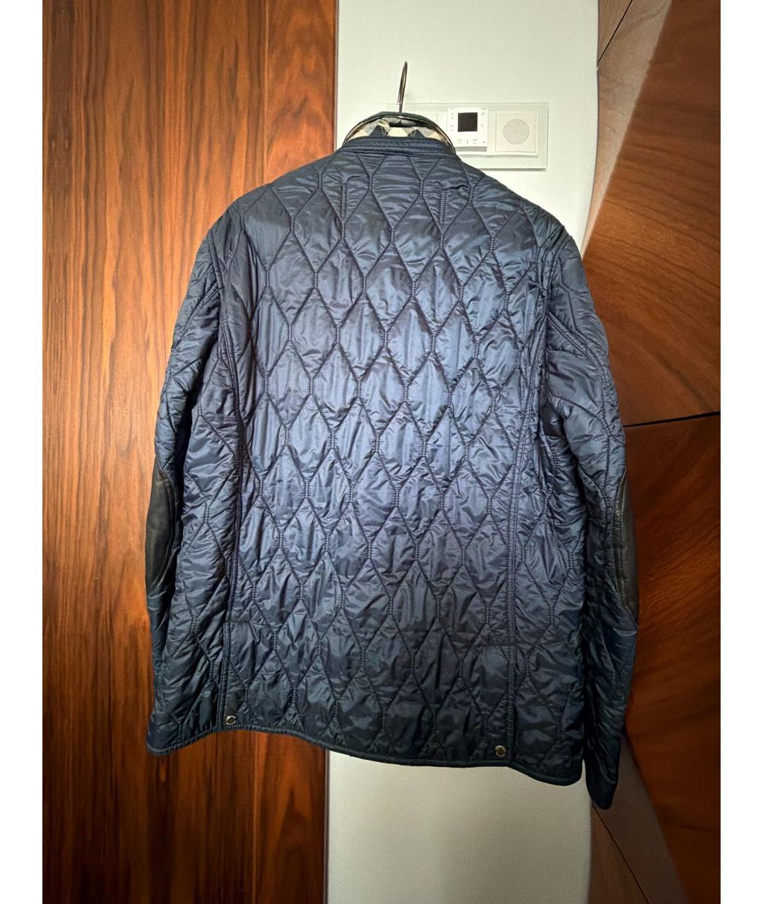BURBERRY Темно-синяя куртка, фото 2