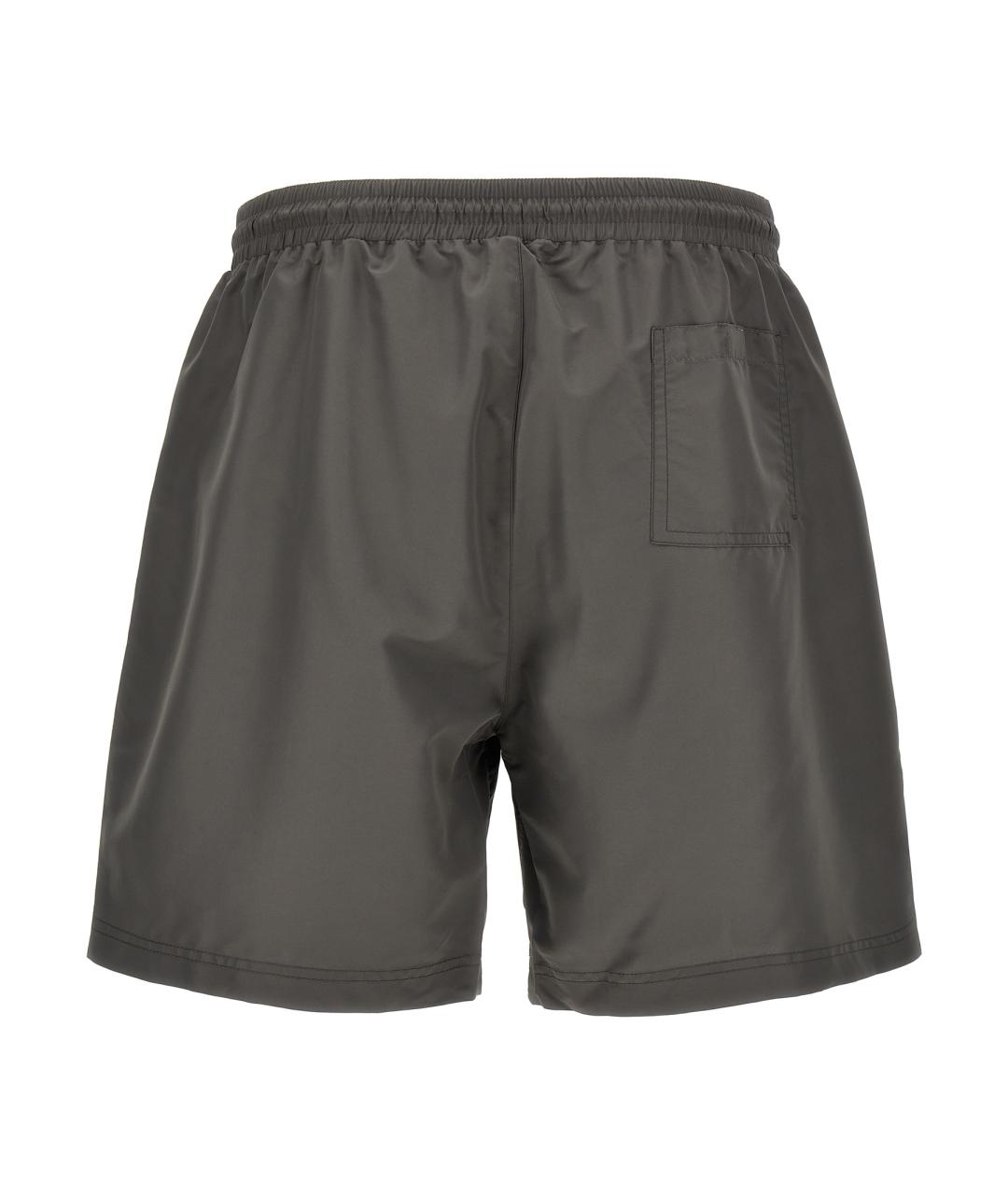 BRUNELLO CUCINELLI Серые полиэстеровые плавки, фото 2