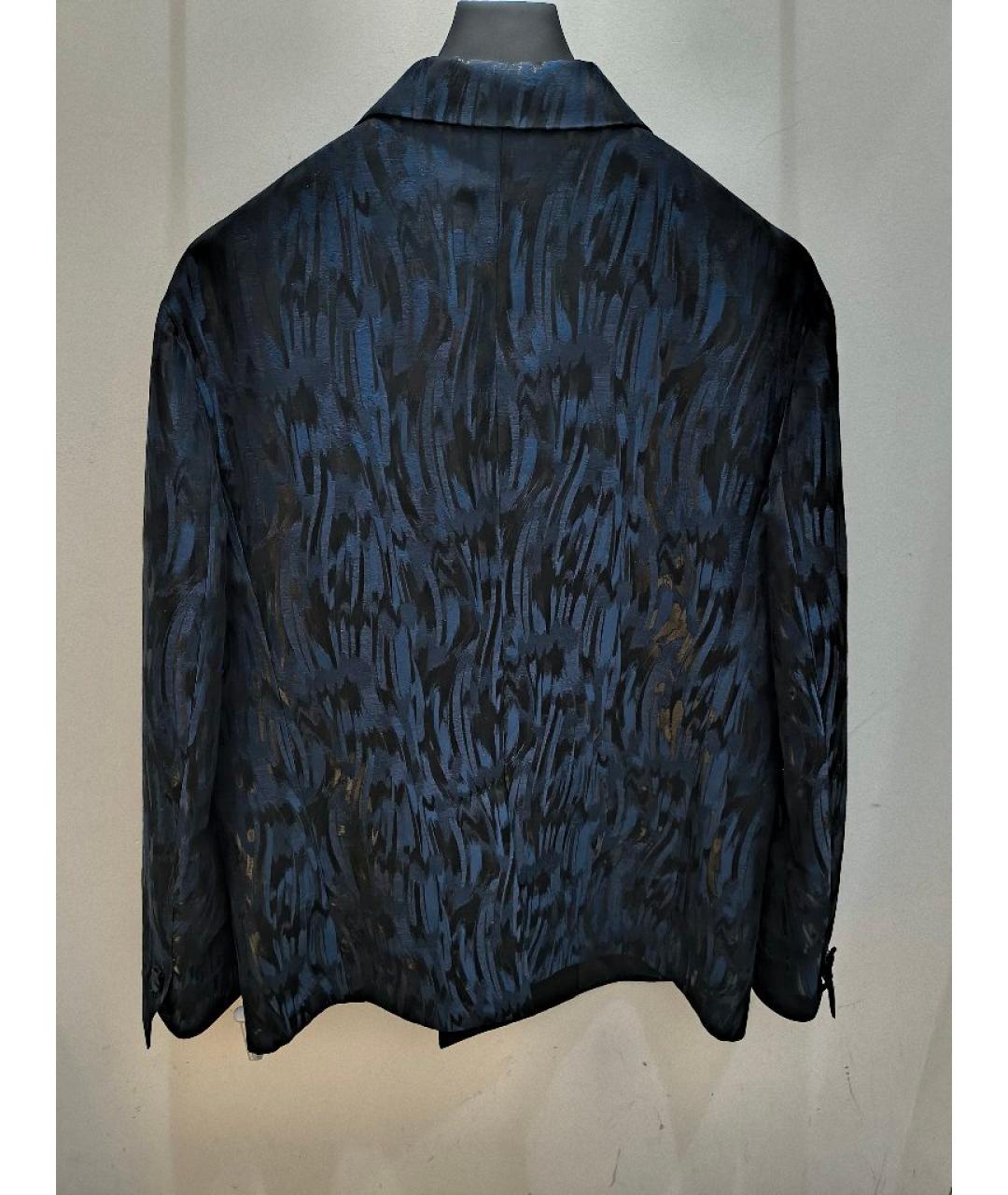 DSQUARED2 Синий полиэстеровый пиджак, фото 2