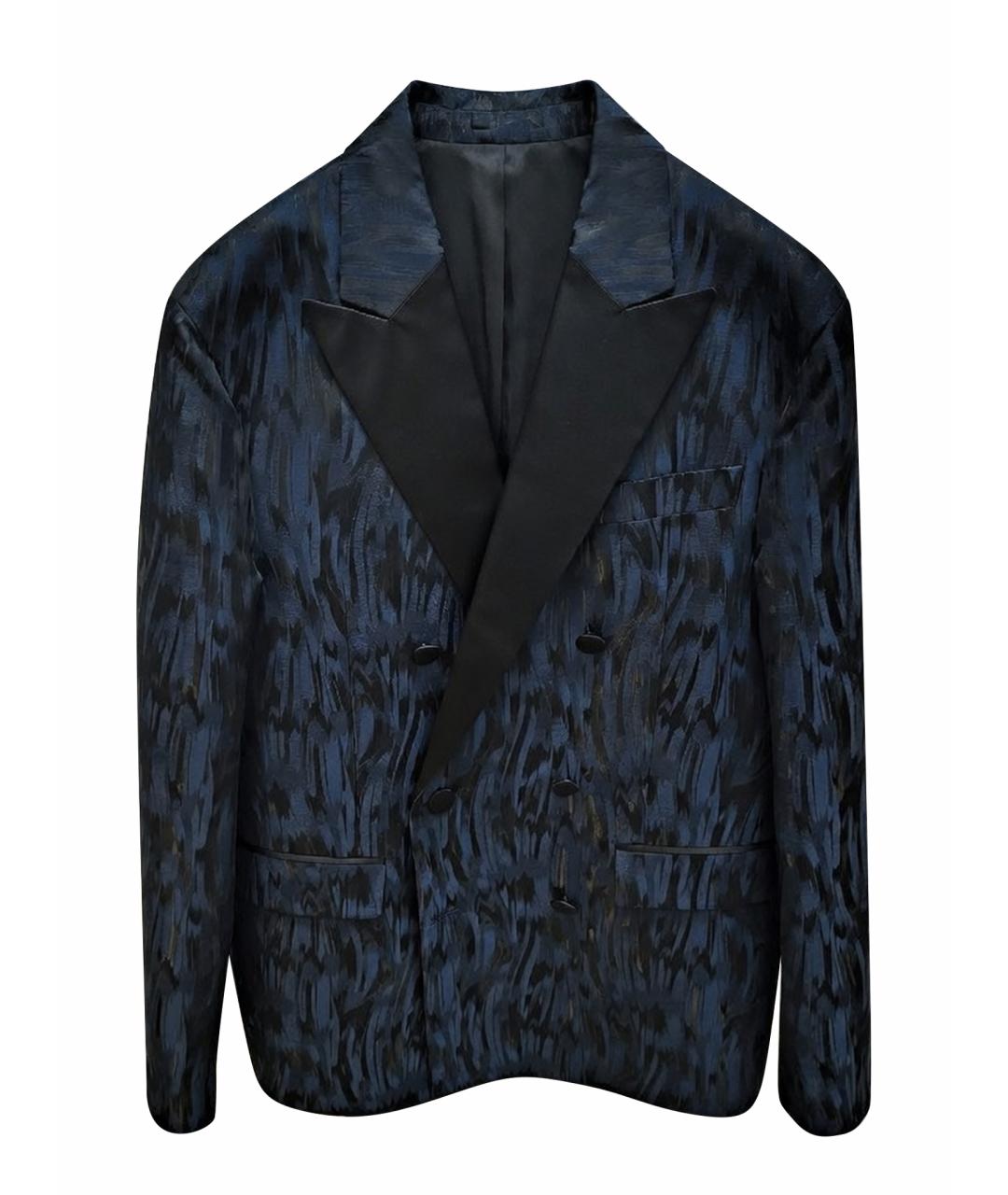 DSQUARED2 Синий полиэстеровый пиджак, фото 1