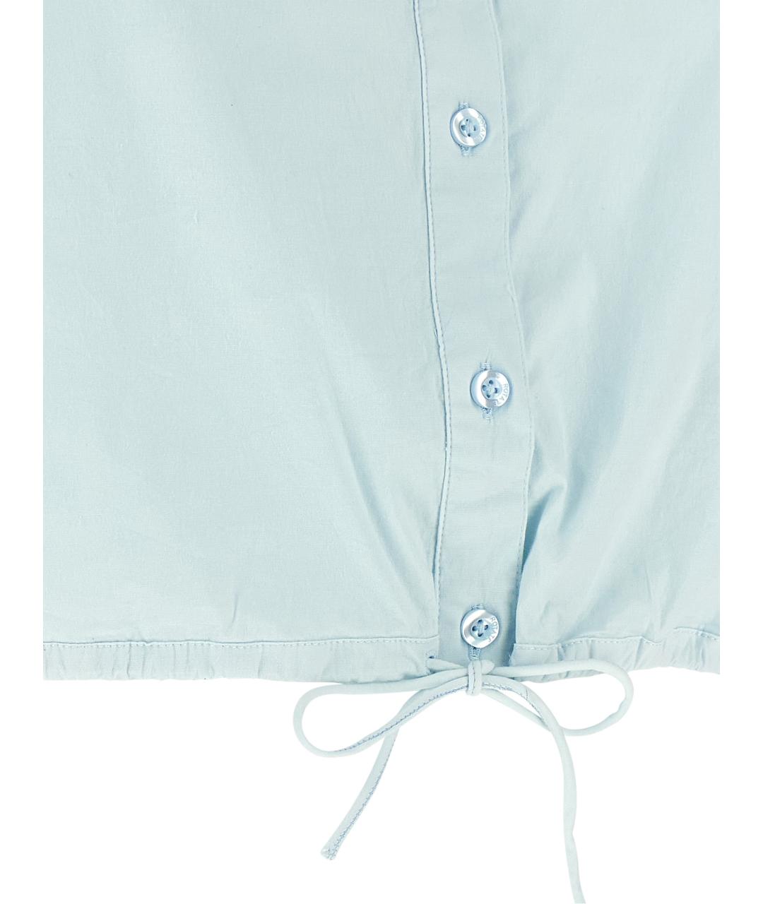 ROTATE Голубая хлопковая рубашка, фото 4