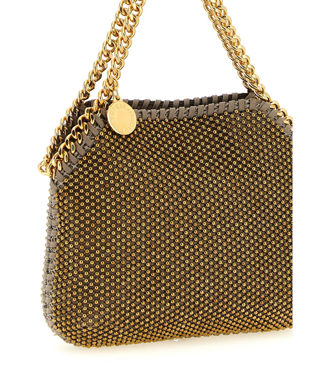 STELLA MCCARTNEY Коричневая синтетическая сумка тоут, фото 3