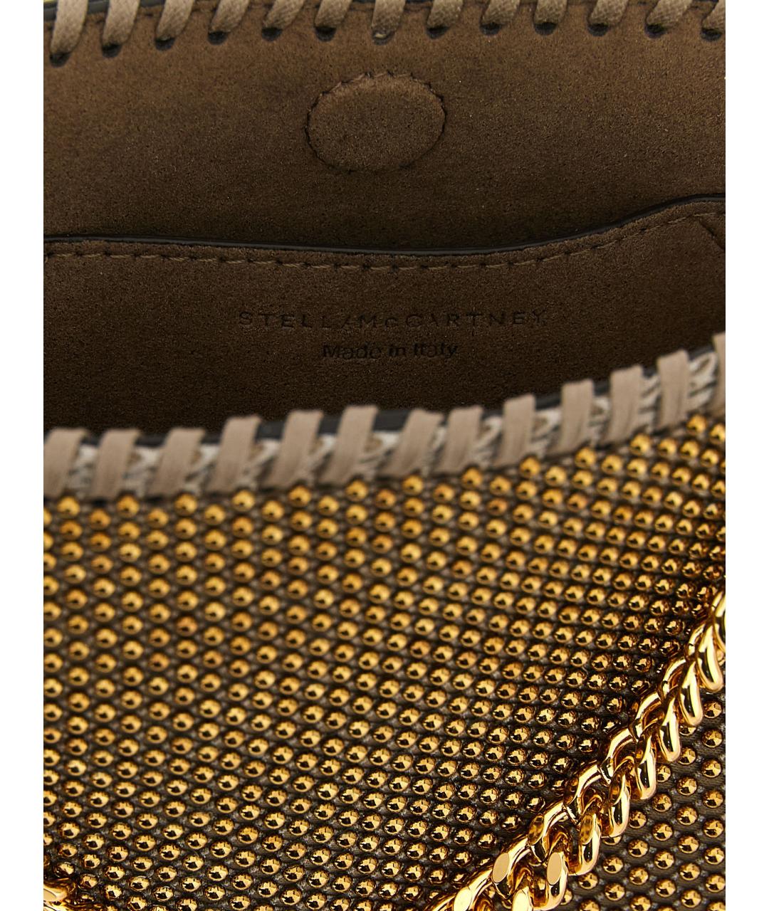 STELLA MCCARTNEY Коричневая синтетическая сумка тоут, фото 4