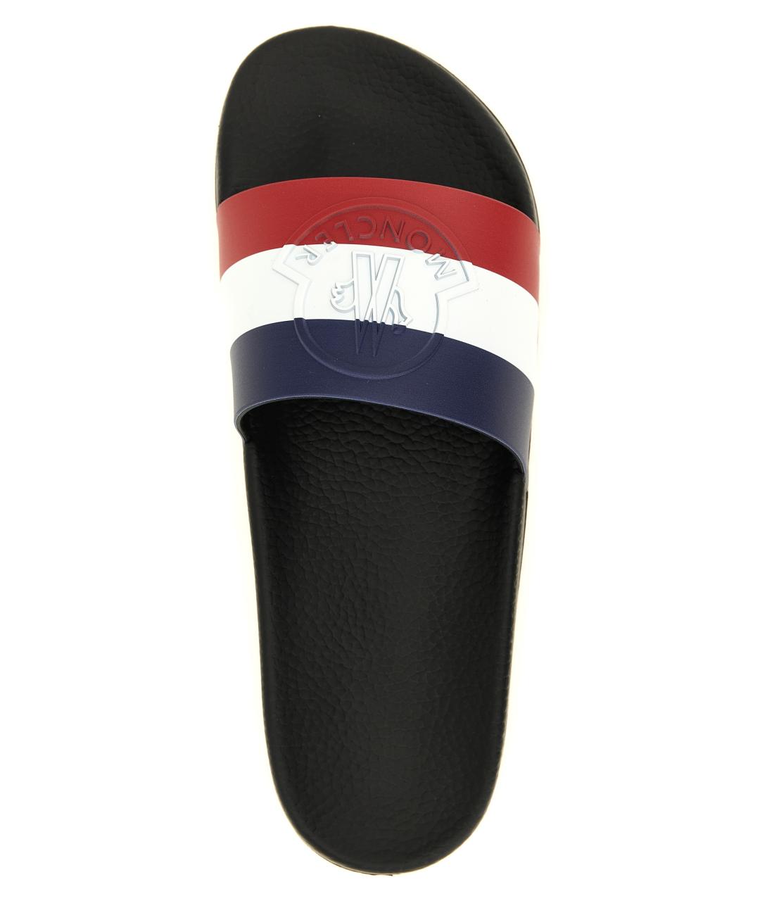 MONCLER Мульти синтетические шлепанцы, фото 4