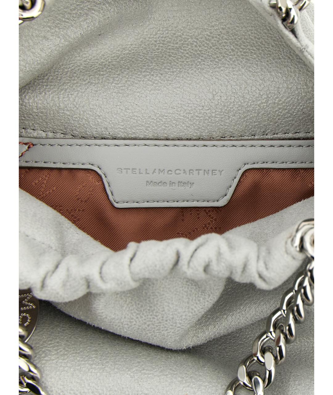 STELLA MCCARTNEY Серая синтетическая сумка тоут, фото 3