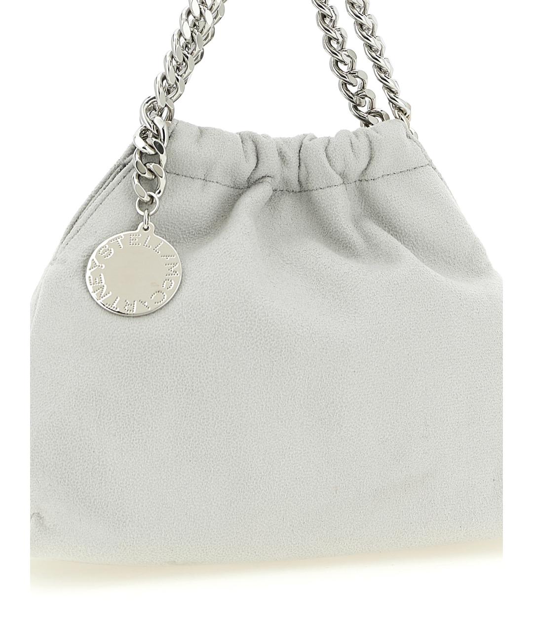 STELLA MCCARTNEY Серая синтетическая сумка тоут, фото 2