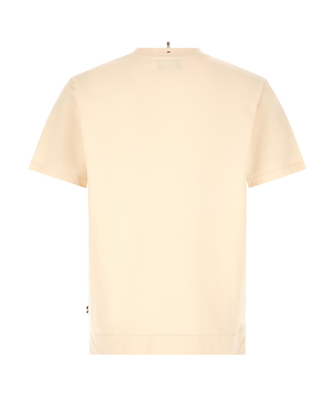 MONCLER GRENOBLE Мульти хлопковая футболка, фото 3