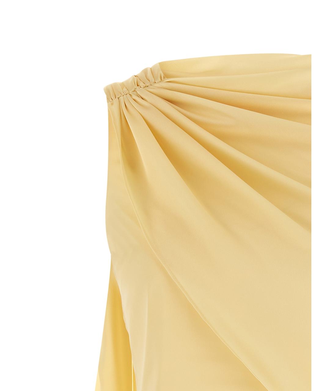 ROTATE Желтая полиэстеровая блузы, фото 3