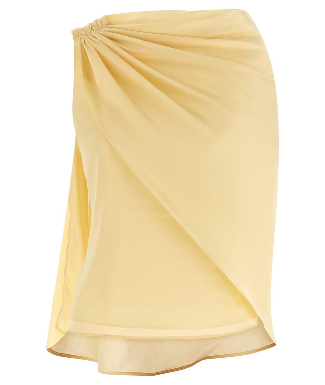 ROTATE Желтая полиэстеровая блузы, фото 1