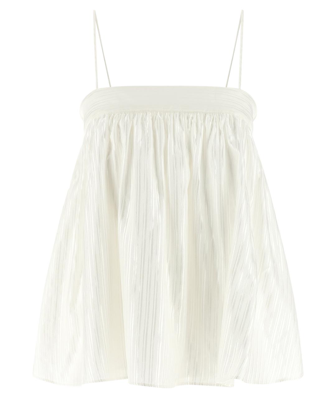 ROTATE Белая вискозная майка, фото 1