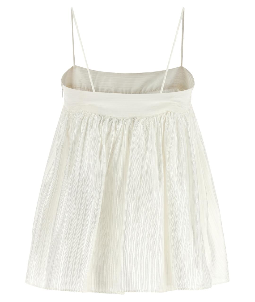 ROTATE Белая вискозная майка, фото 2