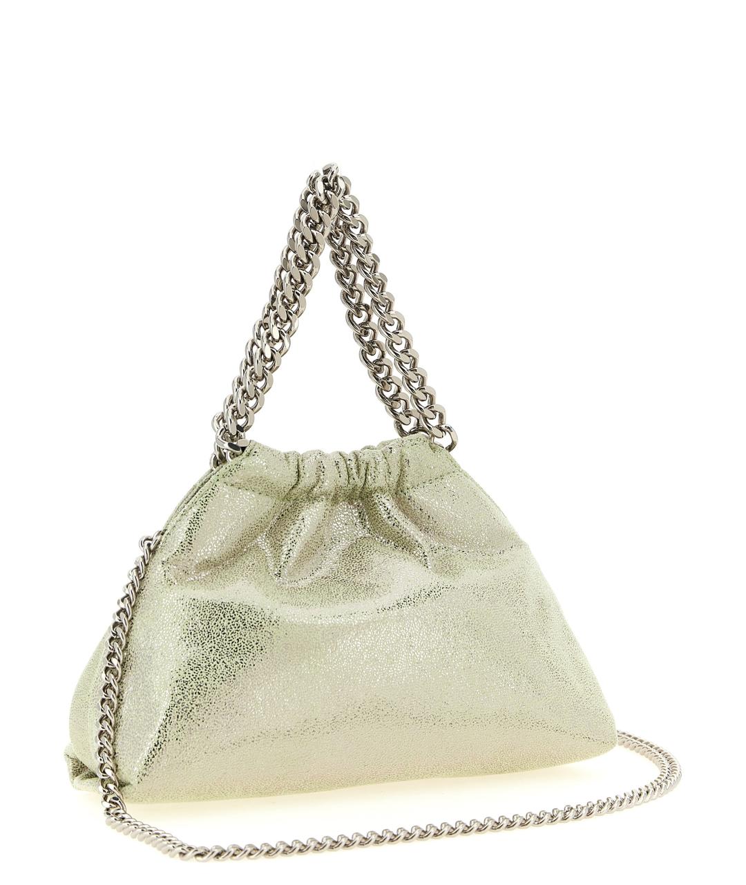 STELLA MCCARTNEY Зеленая синтетическая сумка тоут, фото 2