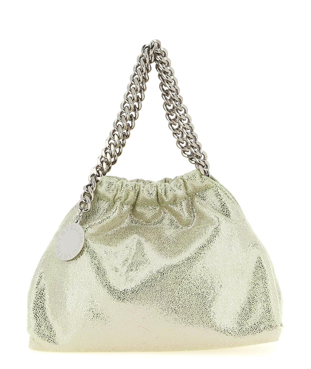 STELLA MCCARTNEY Зеленая синтетическая сумка тоут, фото 1