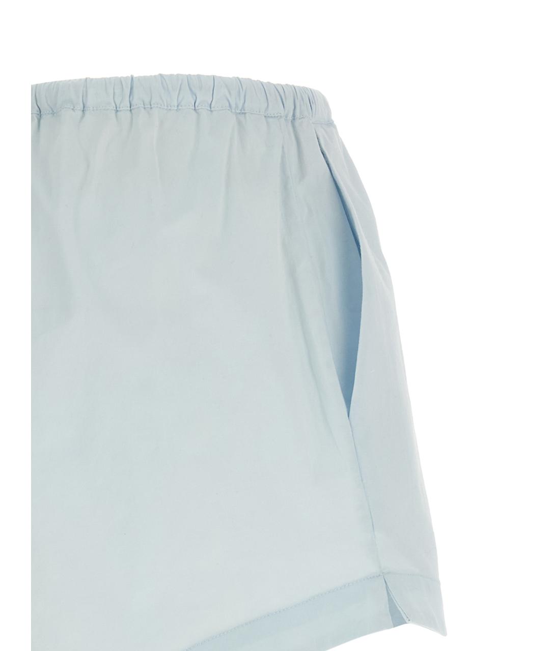 ROTATE Голубые хлопковые шорты, фото 4